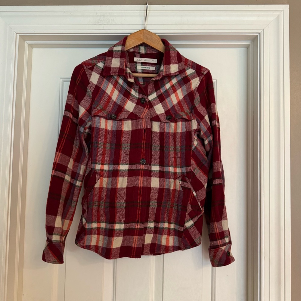 Woolrich Women's Red Plaid Utility Jacket Medium
